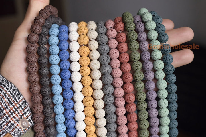 Lava - Round- beads supplier