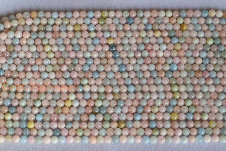 Morganite - Round- beads supplier