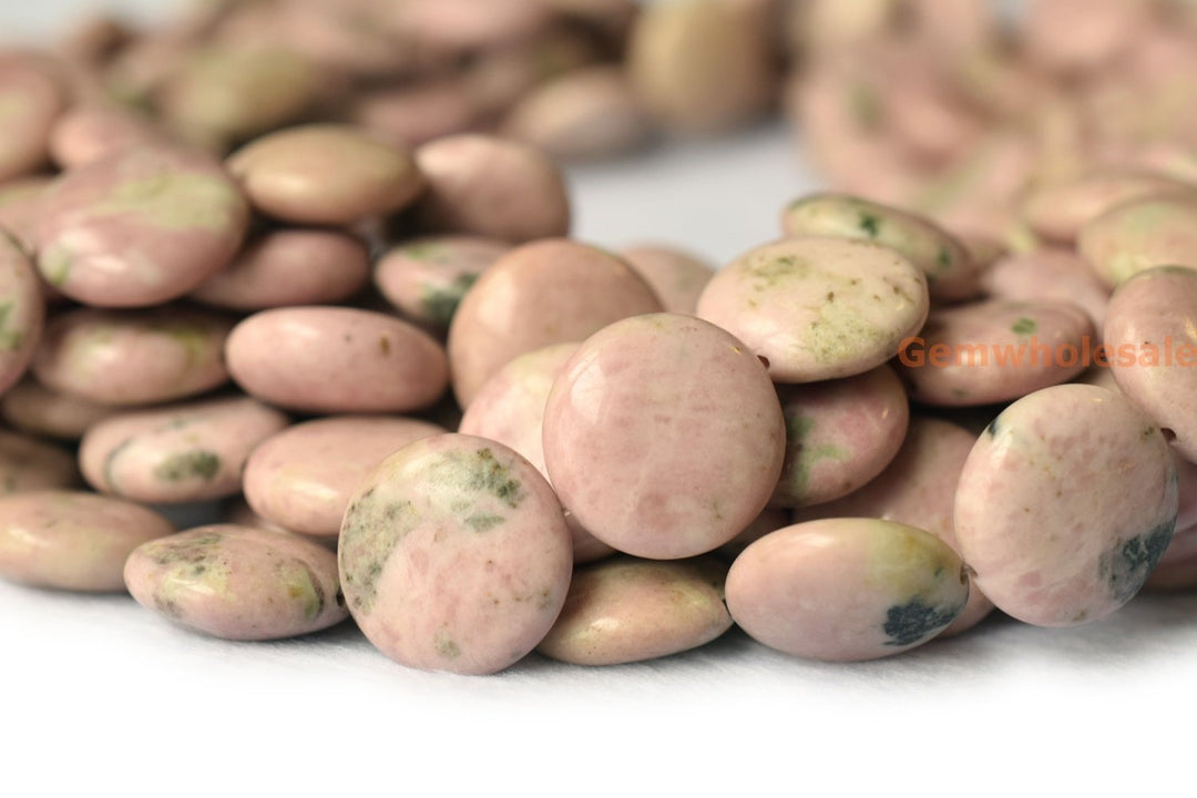 Rhodonite - Coin- beads supplier