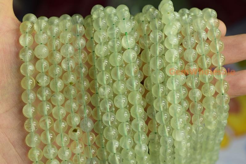 Prehnite - Round- beads supplier