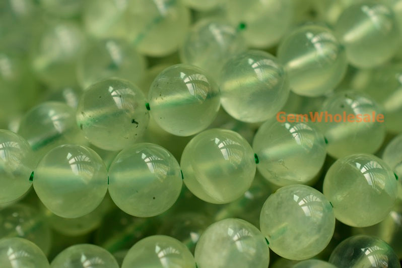 Prehnite - Round- beads supplier