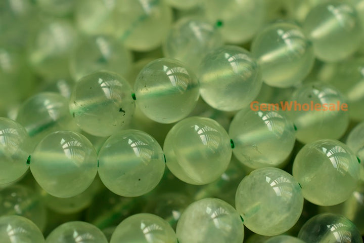Prehnite - Round- beads supplier
