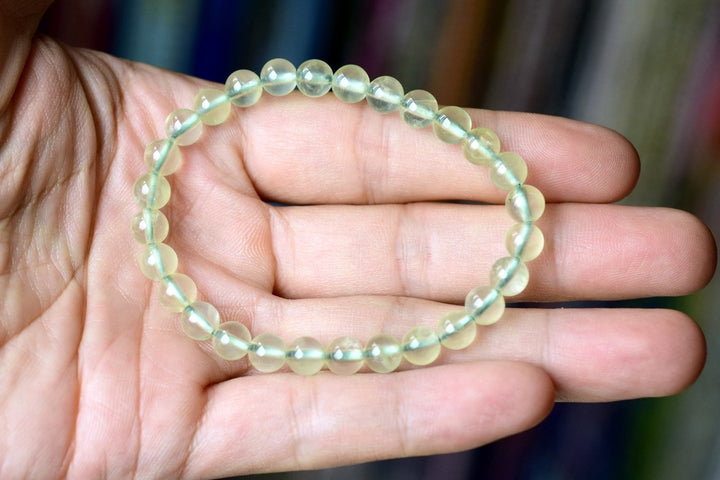 Prehnite - Round- beads supplier