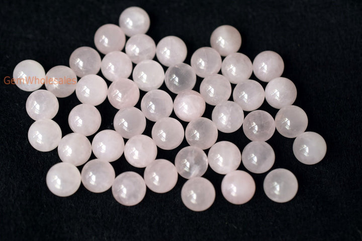 rose quartz - Round- beads supplier
