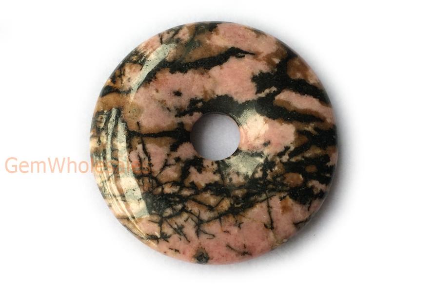 Rhodonite - Donut- beads supplier