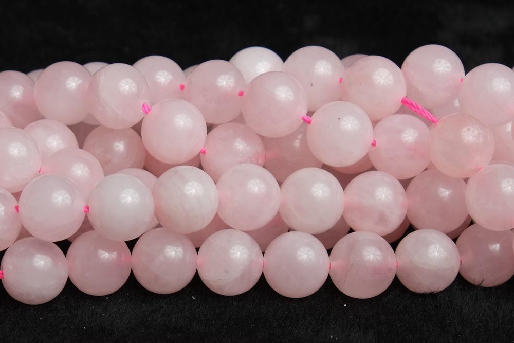 15.5" Natural Rose quartz 8mm/10mm/12mm round beads, pink gemstone