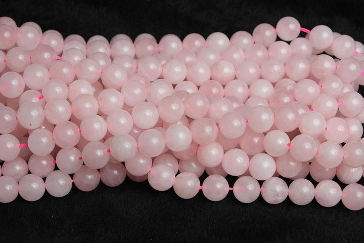 15.5" Natural Rose quartz 8mm/10mm/12mm round beads, pink gemstone