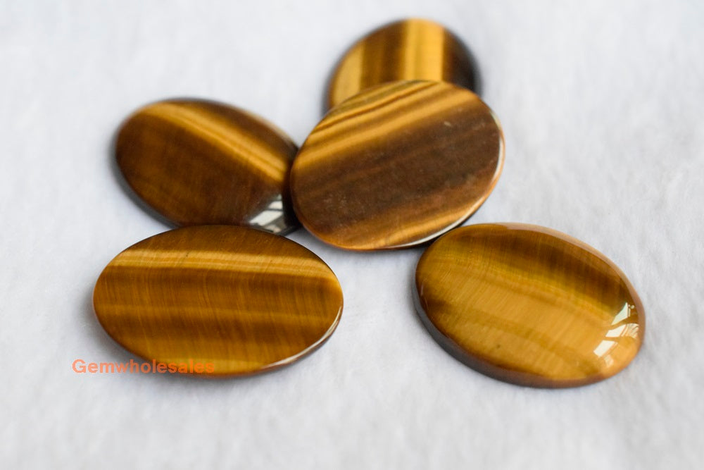 Yellow tiger eye - Cabochon- beads supplier