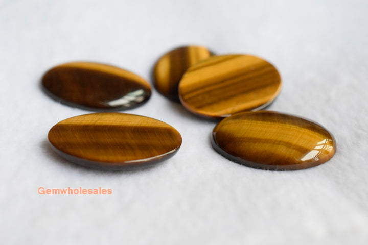 Yellow tiger eye - Cabochon- beads supplier