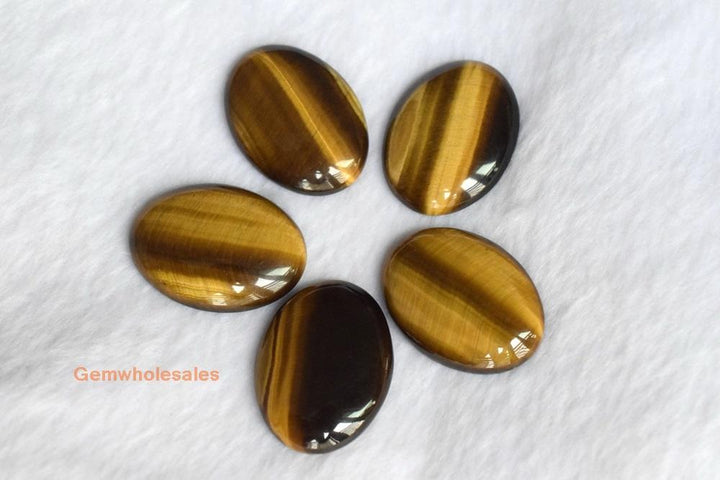 Yellow tiger eye - Cabochon- beads supplier