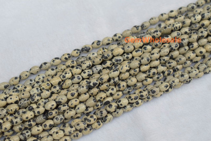 Dalmation jasper - Rice- beads supplier