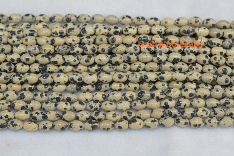 Dalmation jasper - Rice- beads supplier