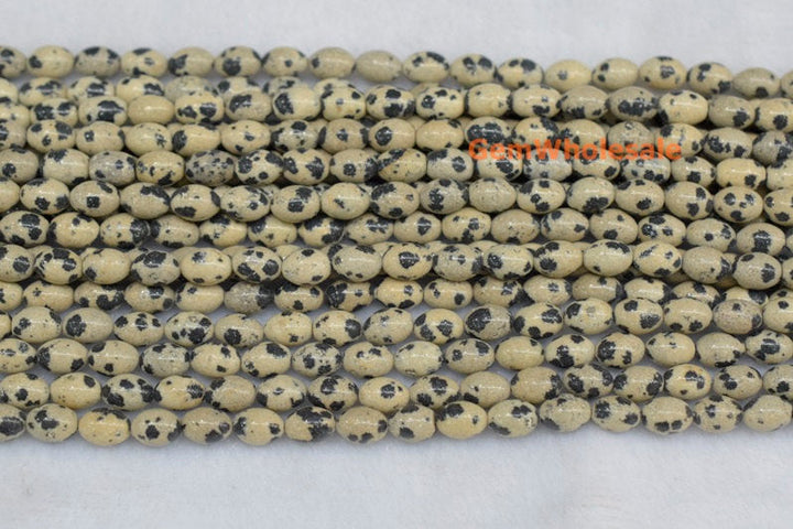Dalmation jasper - Rice- beads supplier