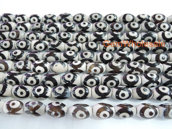 DZI agate - oval- beads supplier
