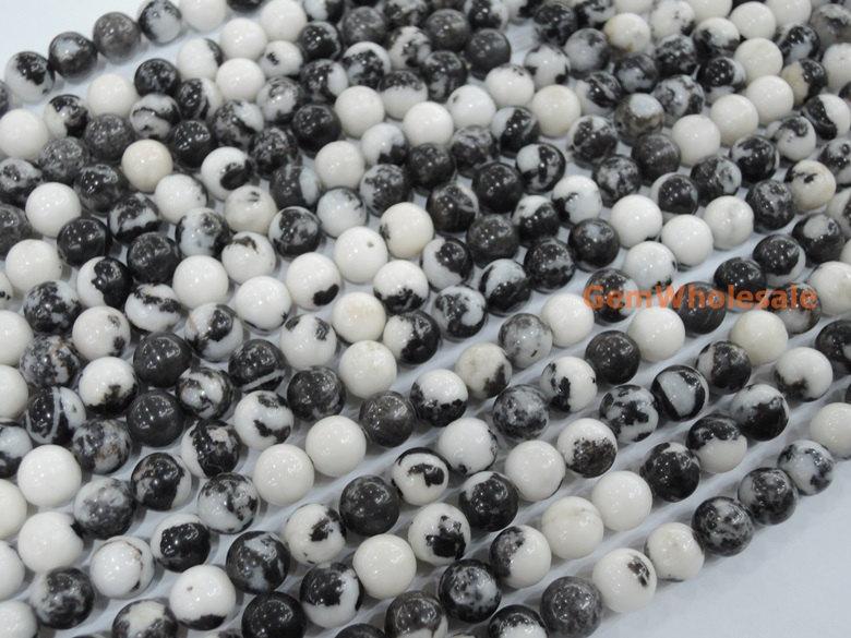 Zebra Jasper - Round- beads supplier