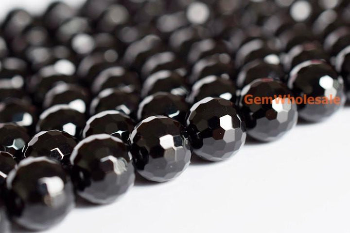 Agate - round faceted- beads supplier