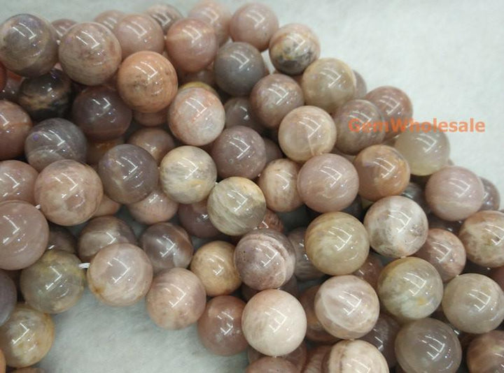 15.5" Natural Sunstone 14mm round jewelry beads supply