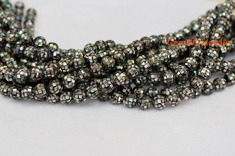 Abalone Shell - Round- beads supplier