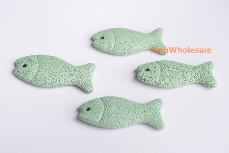 Lava - fish- beads supplier
