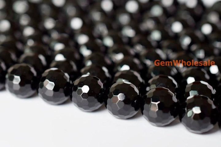 Agate - round faceted- beads supplier