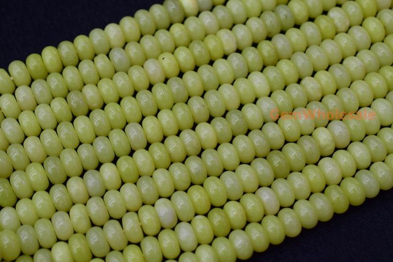 Olive jade - Rondelle- beads supplier