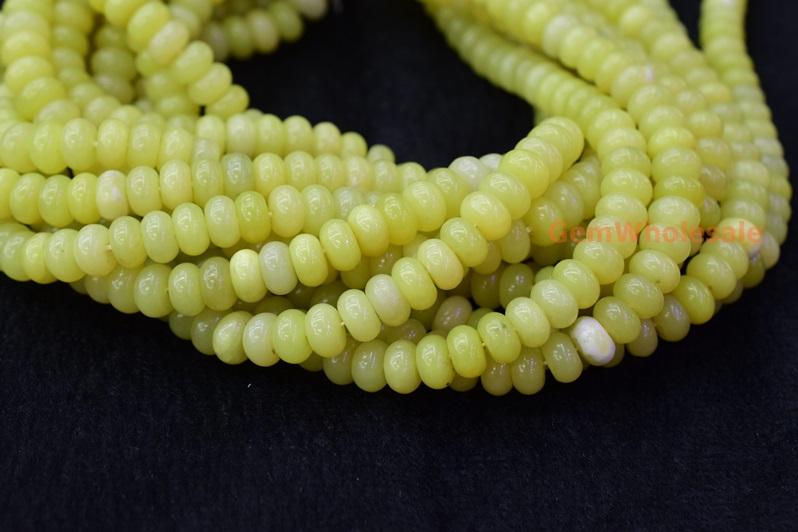 Olive jade - Rondelle- beads supplier
