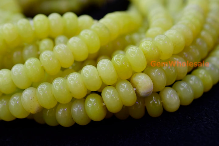 Olive jade - Rondelle- beads supplier
